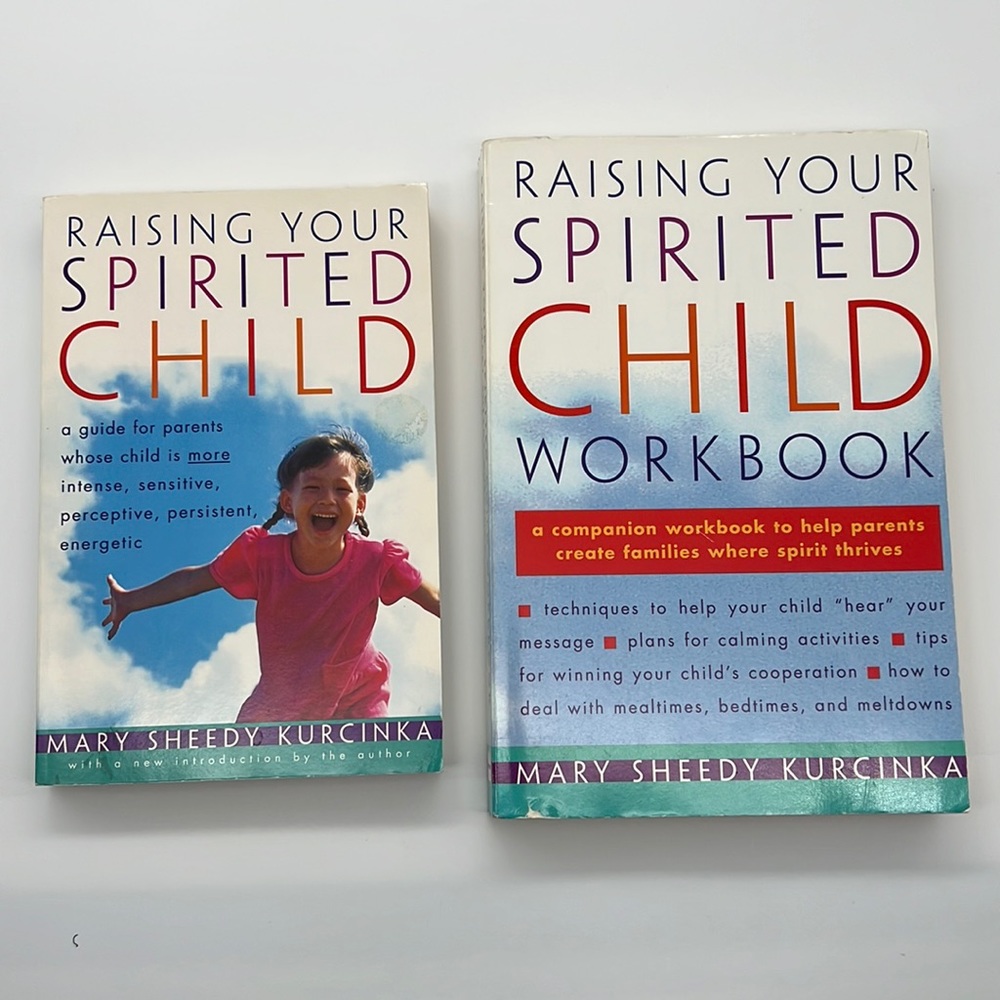 Raising Your Spirited Child & Workbook by - Blue/White